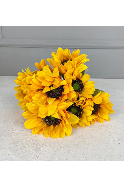 PEKİBU LÜKS AYÇİÇEĞİ BUKETİ SARI