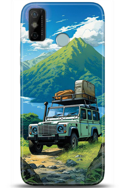 TECNO حافظة Spark 6 Go مطبوعة بدقة HD - سلسلة Anatolia Central 5362