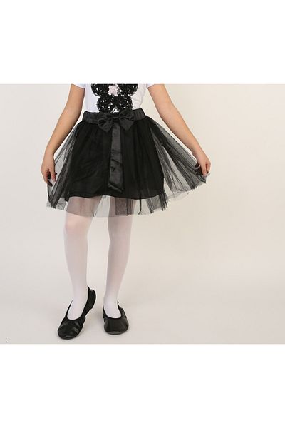 Dıgıl Kids Fusta tutu neagră pentru fete 23 aprilie 19 mai 29 octombrie haine de spectacol