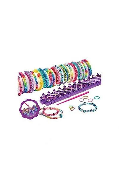 Rainbow مجموعة تصميم سوار Hgl Loom Twister 2000 قطعة