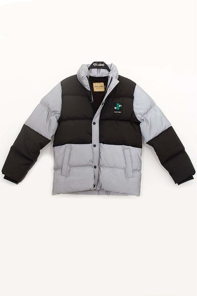 wakawakakidsstore Double Color Lined Zipper Snap Closure Pocket Boy's Coat - 12 Years Old