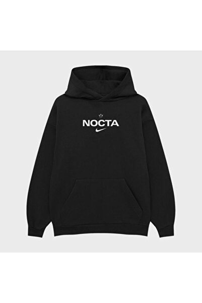 TRAGEDY سويت شيرت هوديي كبير الحجم مطبوع عليه 3 خيوط من Nocta للجنسين