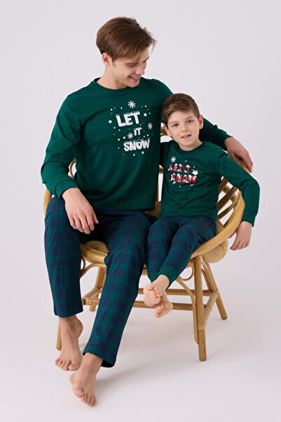 Waka Waka Σετ πιτζάμες με χριστουγεννιάτικο εμπριμέ Let It Snow
