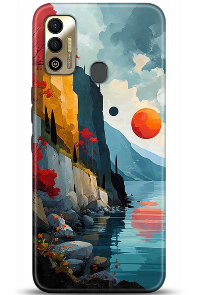 TECNO Spark 7t Case Hd Printed Case - Central Anatolia Series 5368