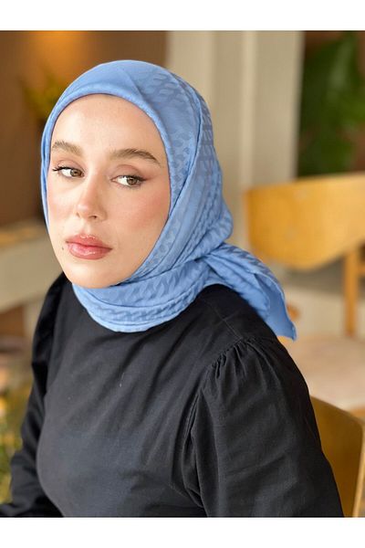 Modakaşmir Silky Jacquard Series Mini Drop Pattern Scarf