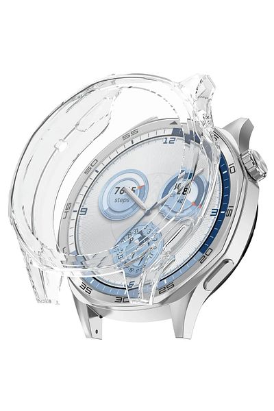 Nezih Case حافظة حماية متوافقة مع ساعة Huawei Watch Gt 5 مقاس 46 ملم من مادة TPU (سيليكون ناعم).