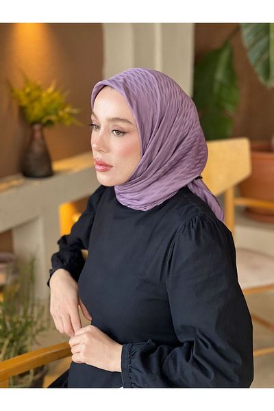 Modakaşmir Silky Jacquard Series Mini Drop Pattern Scarf