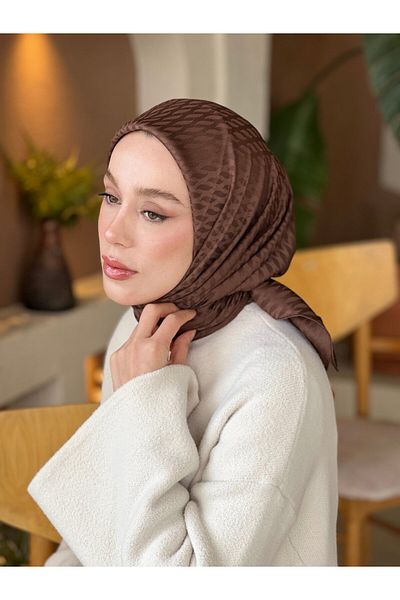 Modakaşmir Silky Jacquard Series Mini Drop Pattern Scarf