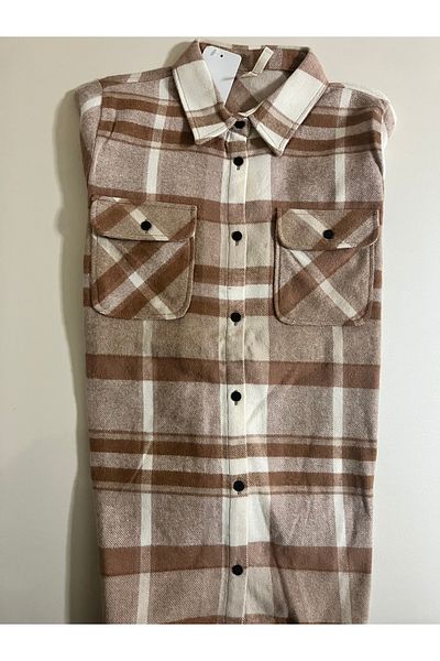 Brk store Brown Lumberjack Shirt