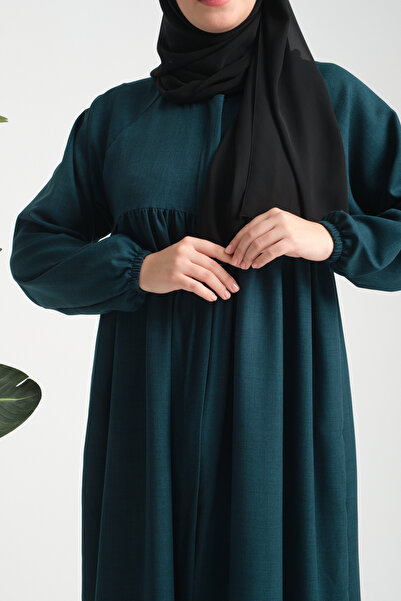 MARDİYE OFFİCİAL Καθημερινό Ferace - Σμαραγδένιο ίσιο κοστούμι