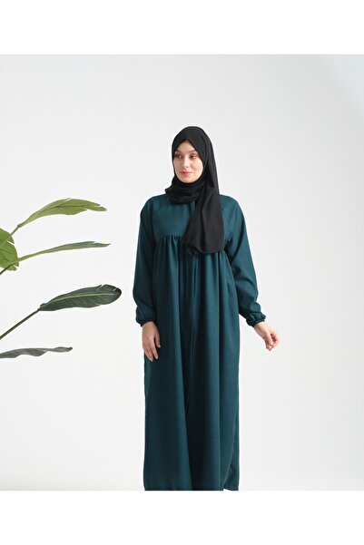 MARDİYE OFFİCİAL Καθημερινό Ferace - Σμαραγδένιο ίσιο κοστούμι