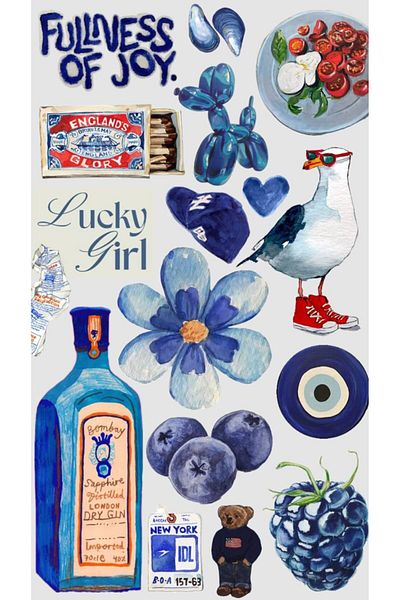 Major Selection Αυτοκόλλητο ρετρό Lucky Girl Laptop Tablet Phone Agenda Bullet Journal - Αδιάβροχο μοτέρ