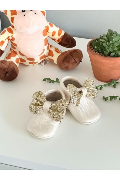 Li Puna Cream Podi Leather Baby Loafers