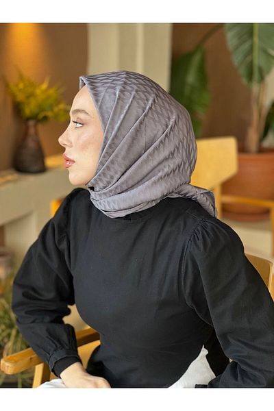Modakaşmir Silky Jacquard Series Mini Drop Pattern Scarf