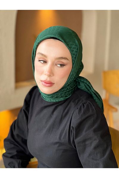 Modakaşmir Silky Jacquard Series Mini Drop Pattern Scarf