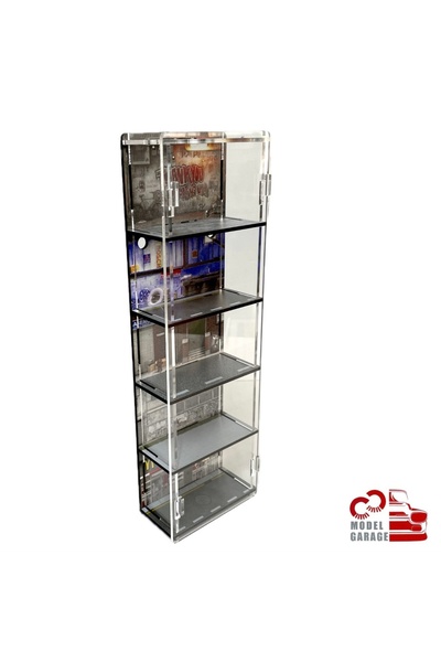 ÜRETİM 1/64 Ölçek Araç Otoparkı Diecast Diorama model araba koleksiyon sergil...