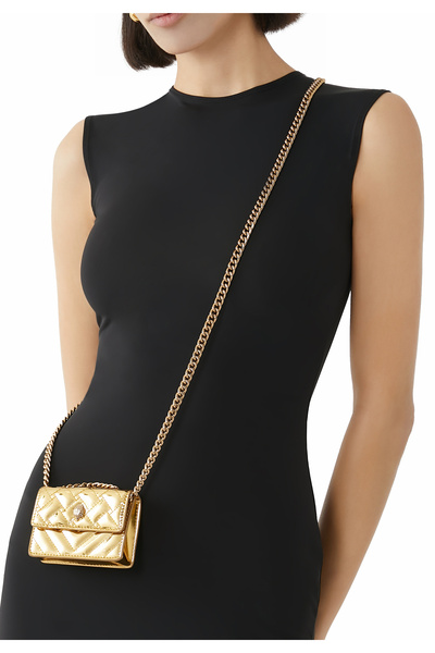 Kurt Geiger Kensington Micro Bag - Şık ve Zarif Mini Çanta, Zincir Askı ile Modern Tasarım