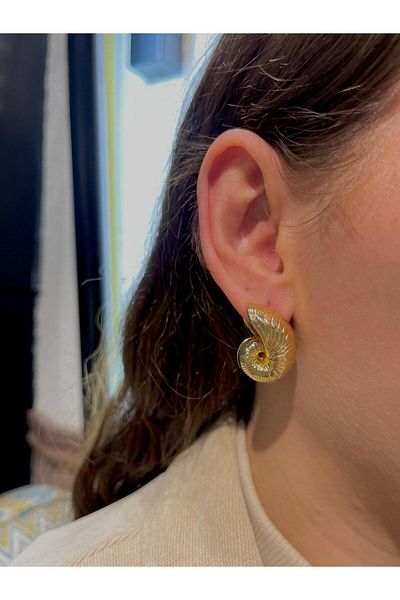 STEELSPARK Snail Earrings