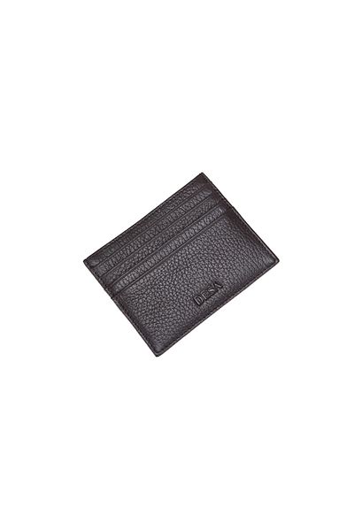 Desa Δερμάτινη θήκη για κάρτες Reyna Dark Brown