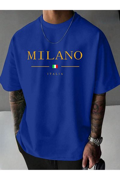Josette Μπλουζάκι Milano Printed Crew Neck Oversize