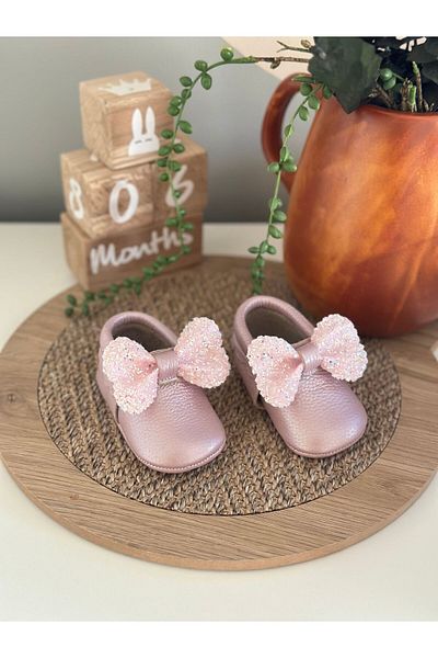 Li Puna Lilac Podi Leather Baby Loafers