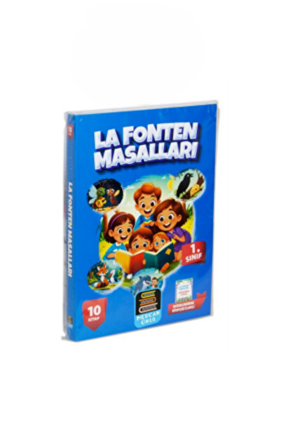 Parıltı Yayınları 1. Sınıf La Fonten Masalları 10 Kitap set(Değerlendirme Kit...
