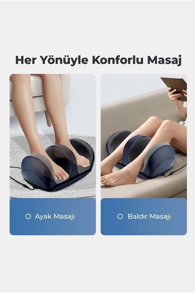Genel Markalar Yeni Elektrikli Ayak Masaj Aleti Baldır Sıcak Derin Yoğurma Ev Ofis Kullanımı Sağlık Bakımı