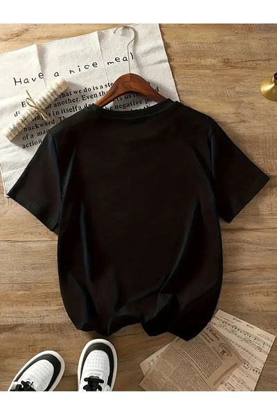 Sezon tekstil Oversize Printed Comfortable T-Shirt with Teddy Bear for Adult and Teen - Two Thread
