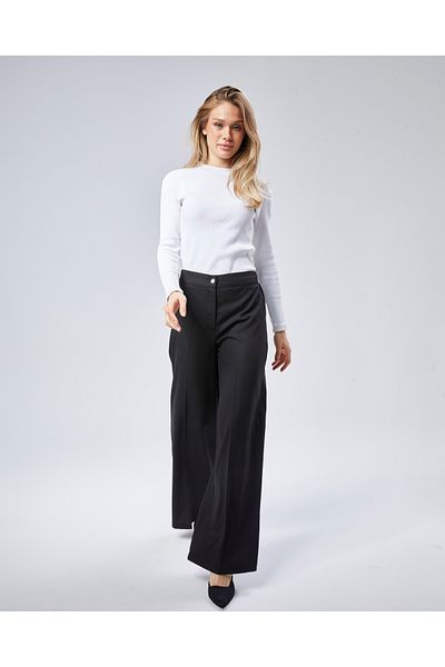 sehatex Elastic Trousers with Palazzo Waist