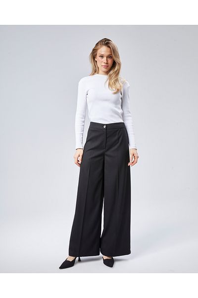 sehatex Elastic Trousers with Palazzo Waist