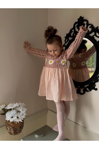 KOKOŞ BEBEK Муселинова рокля за момиче