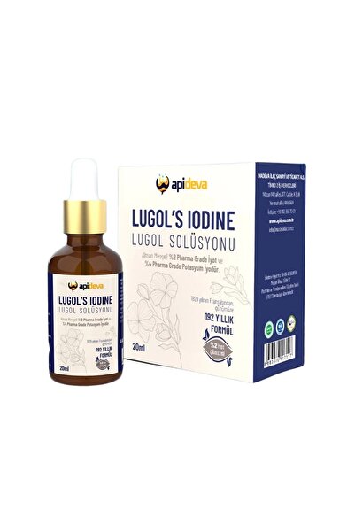 apideva %2 Lügol Solüsyonu 20ml Gimdes Sertifikalı