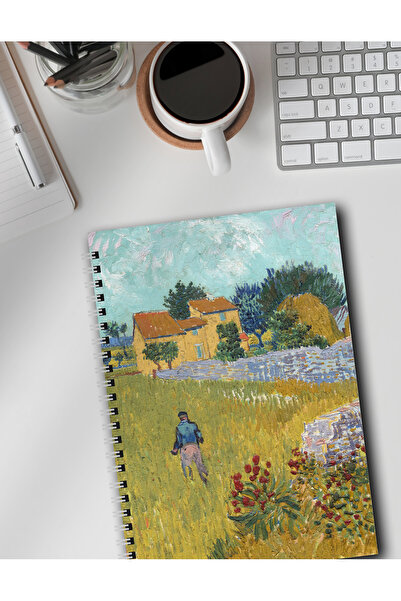 Store Şita Notebook | 3'lü Van Gogh Set | Krem Rengi | Çizgisiz Defter |