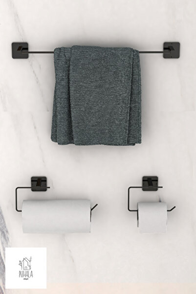 PUHALA HOUSE Yapışkanlı Tasarım Uzun Havluluk Rulo Havluluk Peçetelik Wc Kağı...