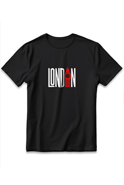 EZG Business Βαμβακερό μπλουζάκι London Printed Oversize Unisex - Αναπνεύσιμο...