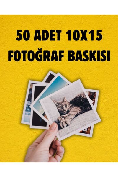 Gens Baskı Market Fotoğraf Baskısı 50 Adet 10x15 cm Boyutunda Yüksek Kalite F...