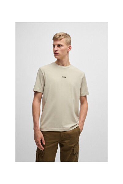 BOSS Streç Pamuklu Relaxed Fit Bisiklet Yaka T Shirt Erkek T SHİRT 50473278 271