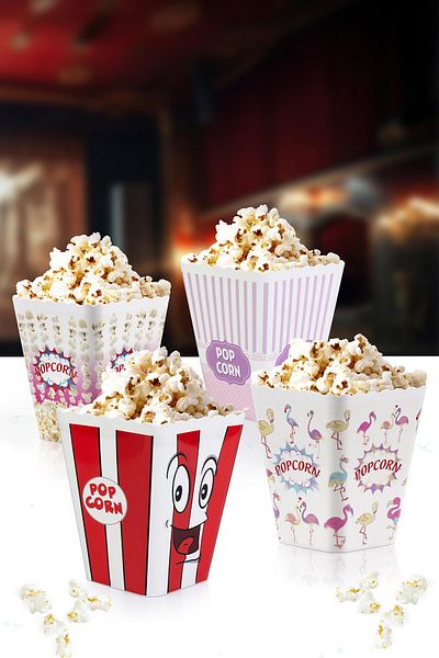 Okyanus Home Popcorn Bucket Set of 4