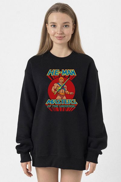Tshirthane He Man Masters of the Universe Black Women's 2Ip Sweatshirt
