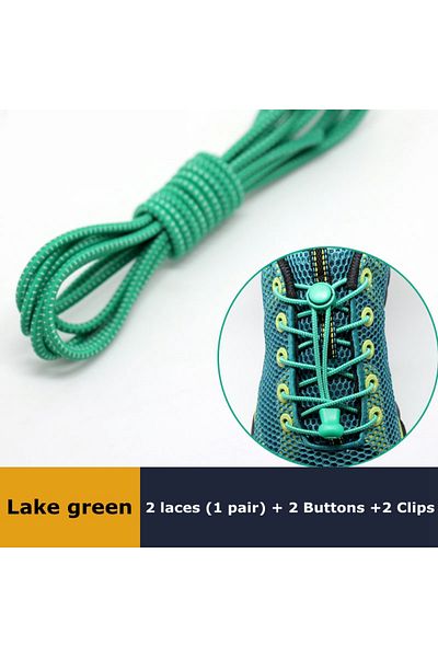 Choice 1Pair Shoelaces for Sneaker Elastic No Tie Shoe Laces Stretching Lock Lazy Laces Quick Rubber Sho...