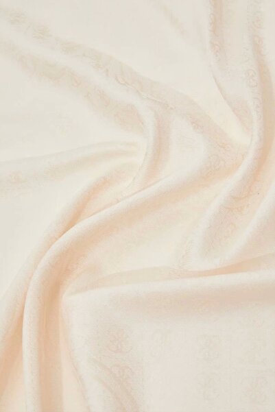 Guess Kefiah Logo 4g 125X1 Women's White Scarf Aw5191Pol03-Dvl