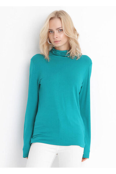 Sense Μακρυμάνικο φορμάκι ζιβάγκο| Kve1440y09 Πράσινο