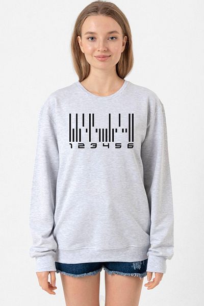 Tshirthane Dark Matter the Android Barcode Grimelange Women's 2Ip Sweatshirt