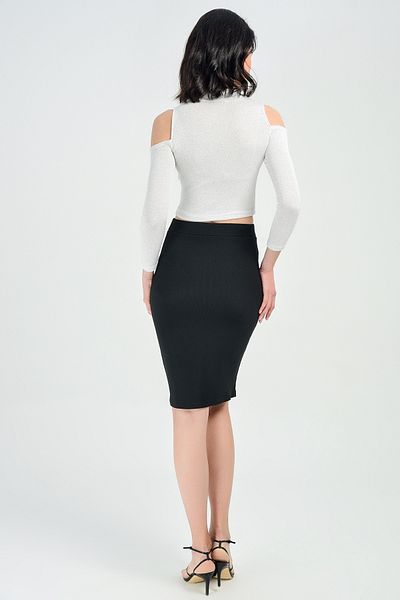 Sense Ottoman Skirt| Etk13320 Black