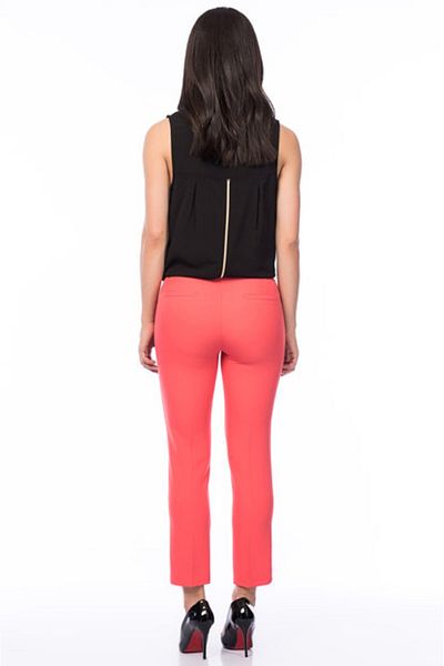 Sense Trousers - Atlas Fabric Trousers on the Ankle| Pnt19003 Coral