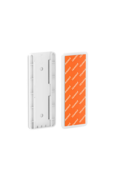 Choice قطعة واحدة من حامل شريط الطاقة Toocki الأبيض، 1/3 قطعة، مثبت على الحائ...