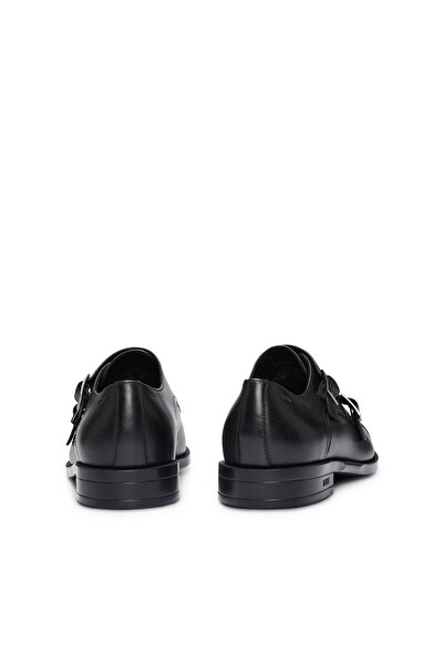 BOSS Çift bantlı deri iş ayakkabısı