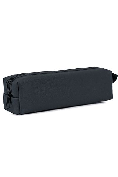 Gözde Proje Faux Leather Dark Gray Pencil Case