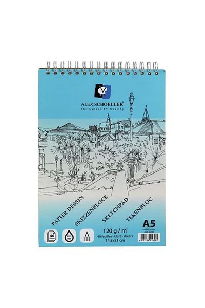 Fabriano Alx.a4 120 gr 40th Sketch SprBlock Alx0278