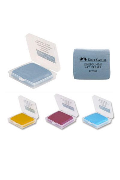 Faber Castell Πολύχρωμο πλαστικό κουτί γόμας ζύμης - 5130127321000